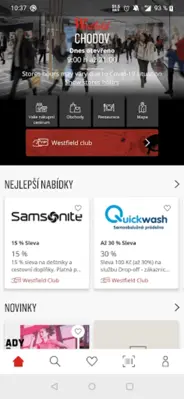 Westfield Chodov android App screenshot 4